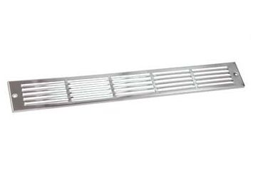 Ventilasjonsrist kjøleskap, rustfritt stål