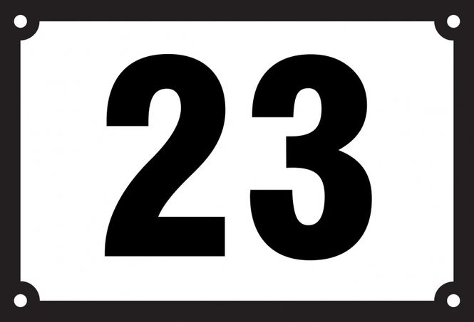 Hovedbilde Husnummerskilt 15x22cm