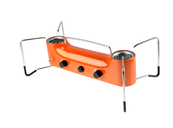 Osean Dobbel Gassbrenner Retro 2x2500w Kokeapparat - Foldbart - Piezotenner