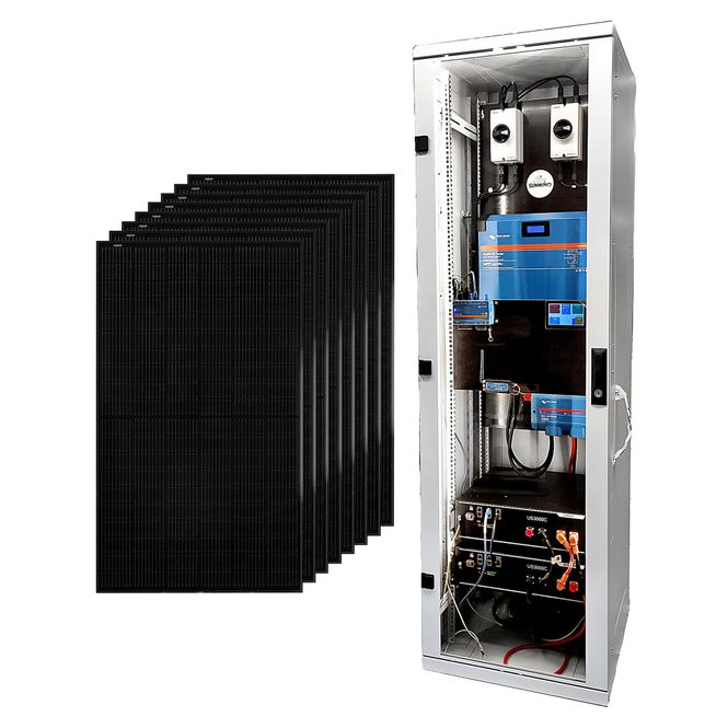 Hovedbilde Kraftpakke 230 volt i rackskap, 6000 VA, 30000 Wt