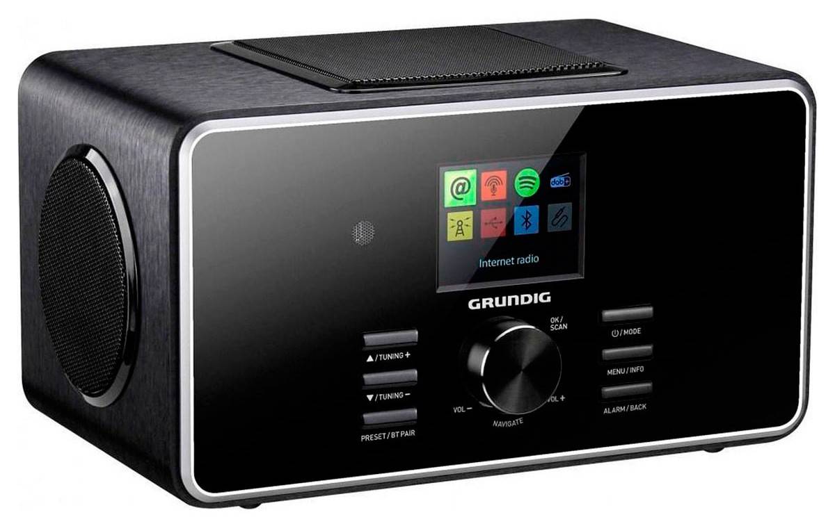  DAB Internett radio Grundig DTR6000X BT, 24W,svart