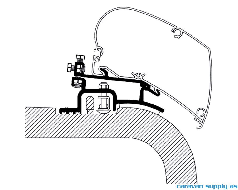 Feste Omnistor 6/9-serie Ducato 94-06 2stk 308058