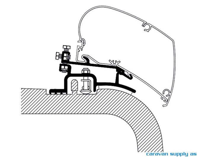 Hovedbilde Feste Omnistor 6/9-serie Ducato 94-06 2stk 308058