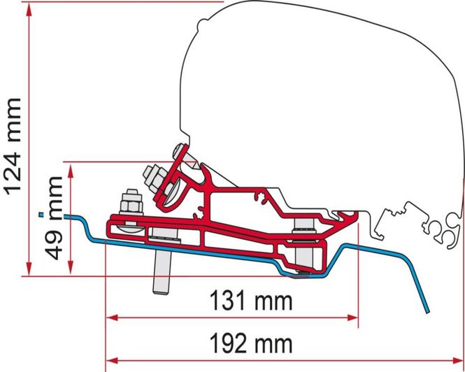 Hovedbilde Adapter Ford Transit H3 L3 - RHD