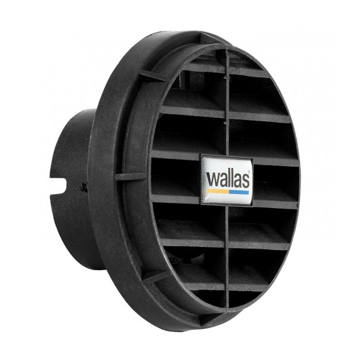 Utblåsningsventil 60 mm sort (2411)