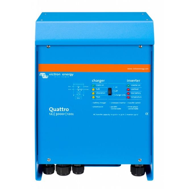 Hovedbilde VICTRON Quattro 12/3000/120-50/50 Kombinert ...