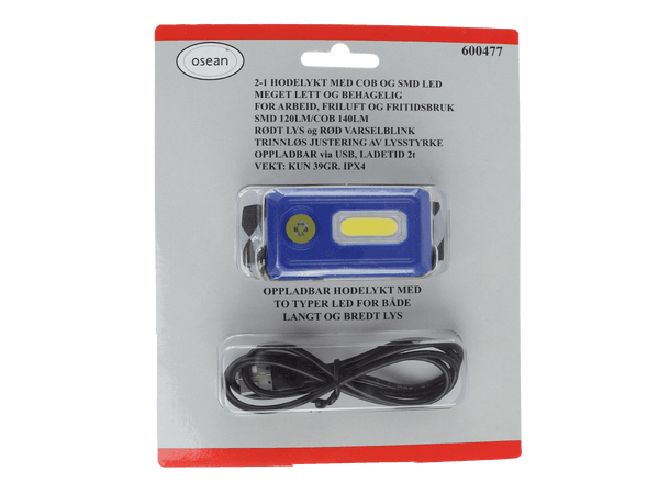 Osean hodelykt Explorer oppladbar