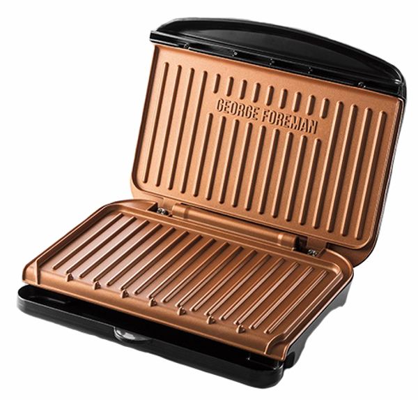Hovedbilde Fit-grill George Forman kobber medium