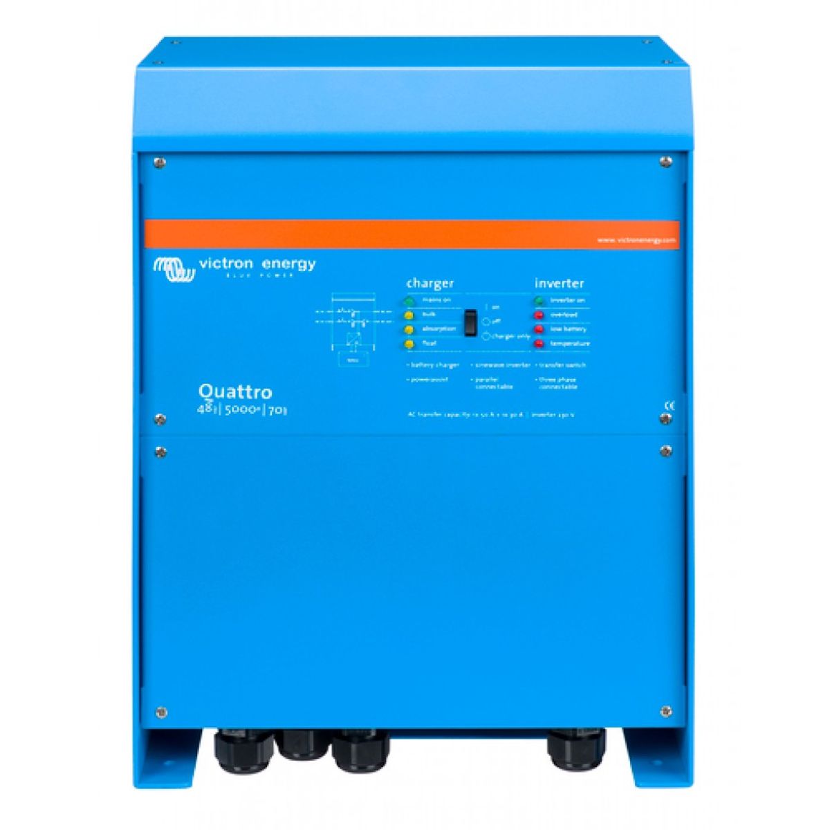 VICTRON Quattro 48/5000/70-100/100 Kombinert Batterilader og Inv