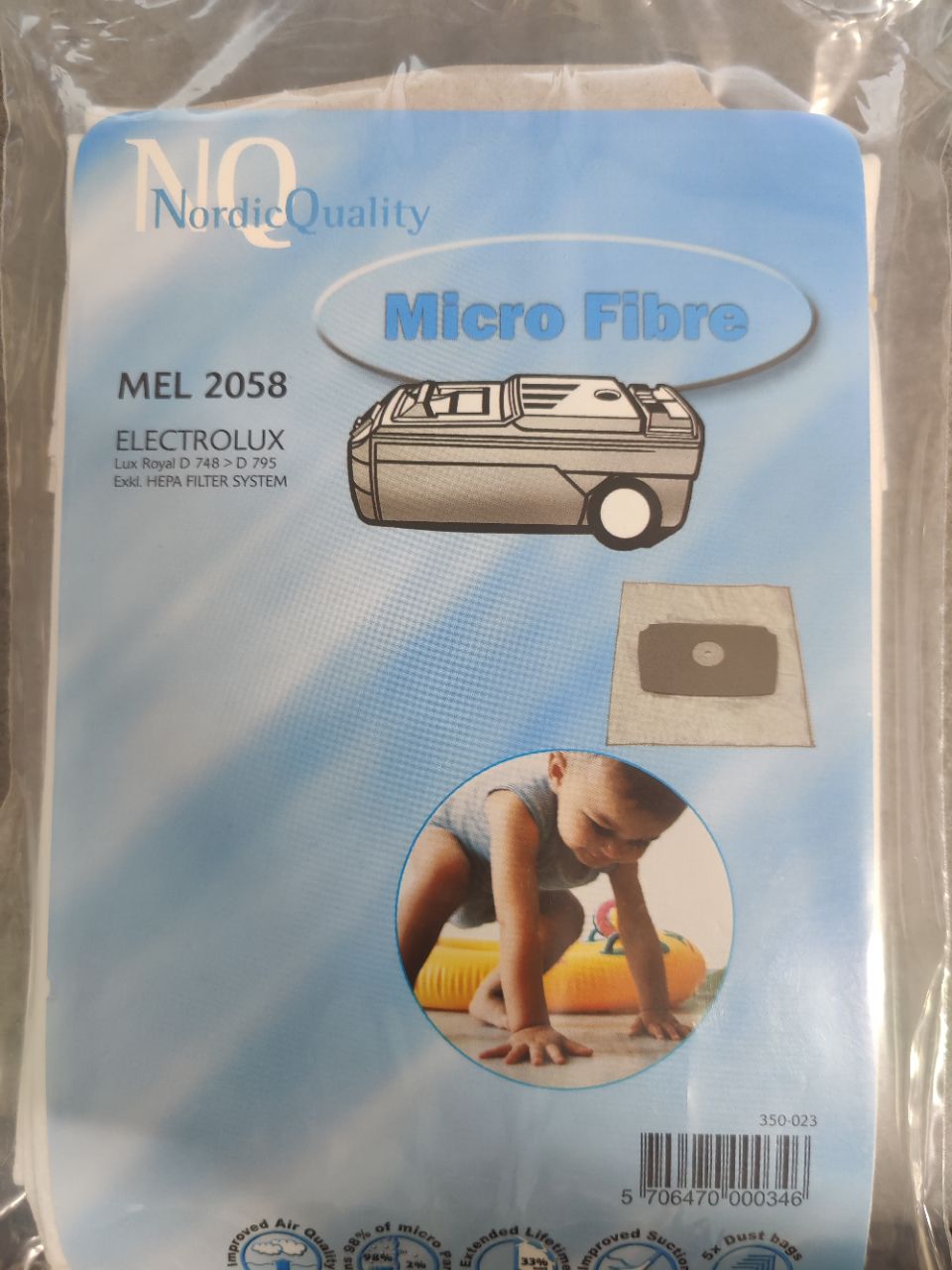 Støvsugerposer MEL2058