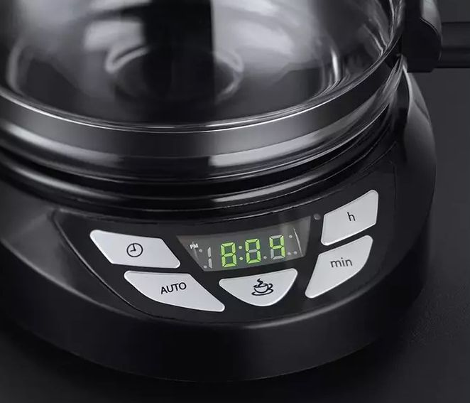 Kaffetrakter Russell Hobbs Textures, svart 1,25 L