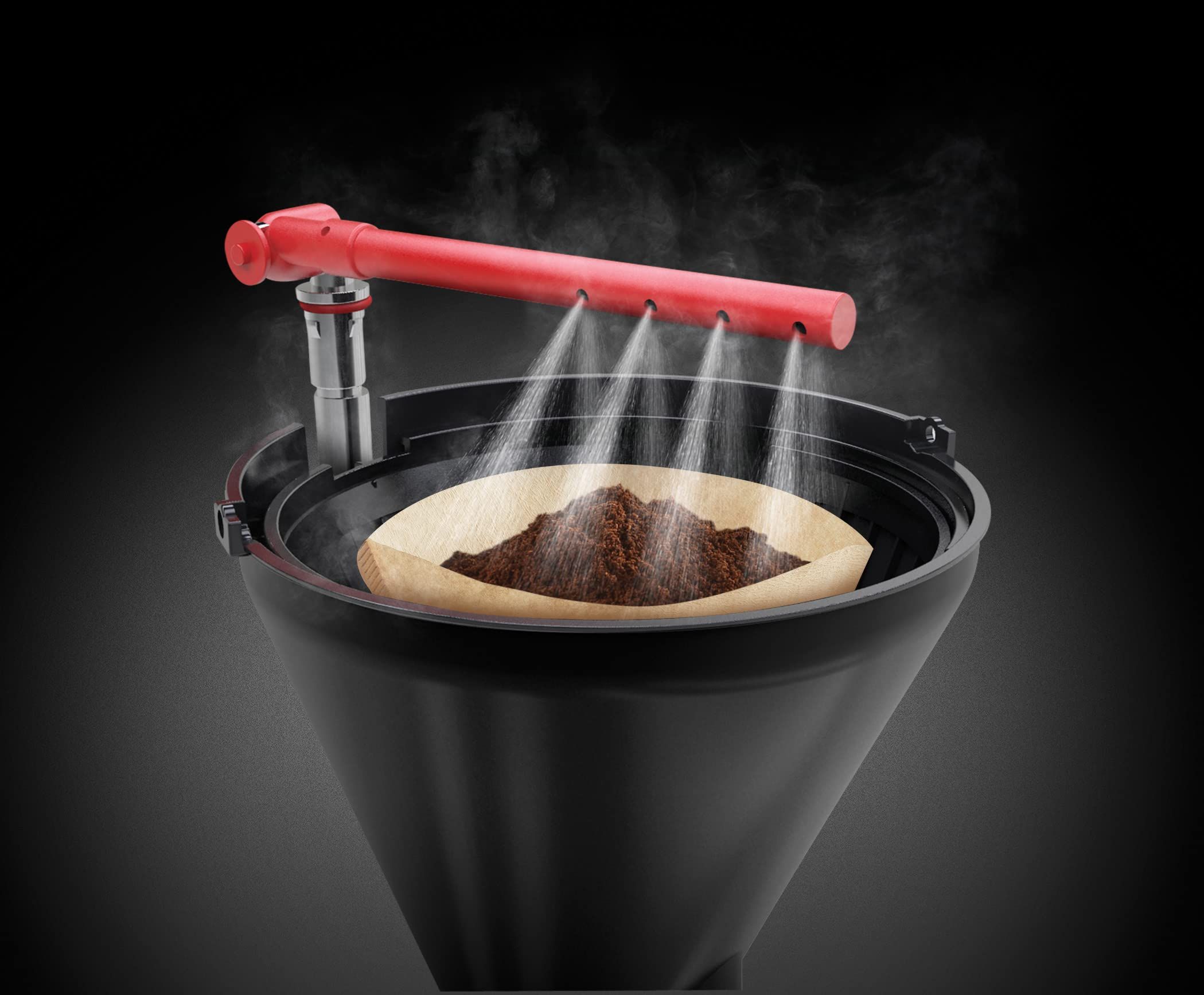 Kaffetrakter Russell Hobbs Textures, svart 1,25 L