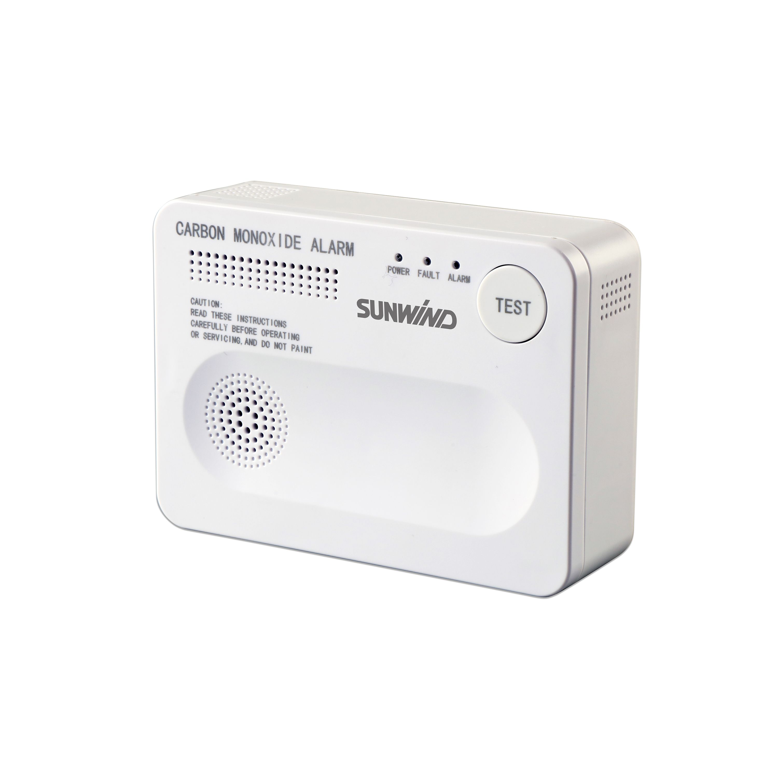 Alarm for CO-gass, batteridrevet