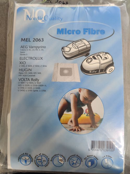 Hovedbilde Støvsugerposer MEL2063