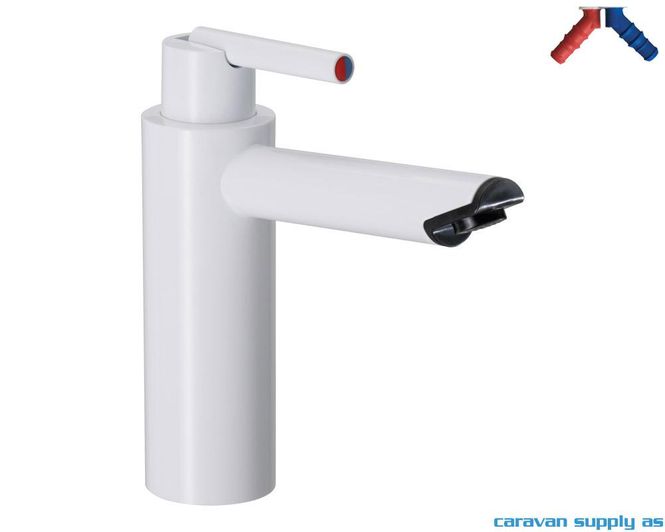 Hovedbilde Blandebatteri Cascada Ø33mm m/bryter lukket hvit