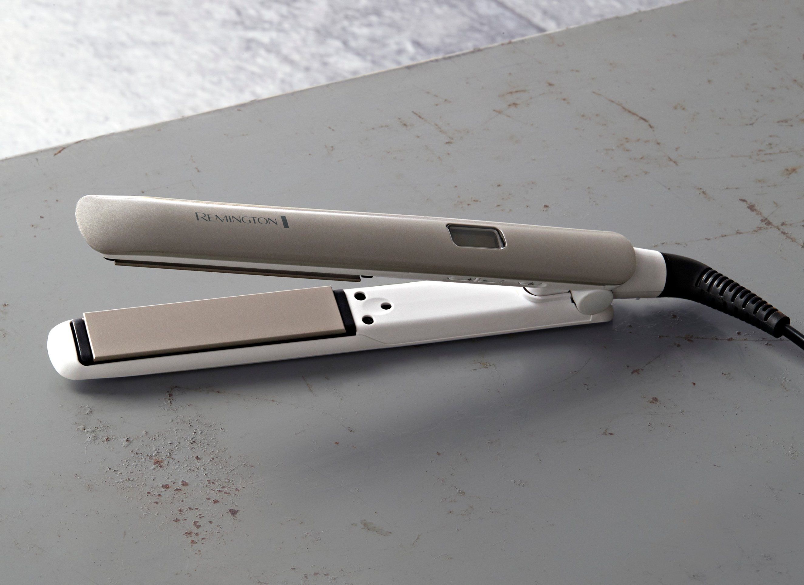 Rettetang Remington HYDRAluxe S8901, hvit, 110 mm