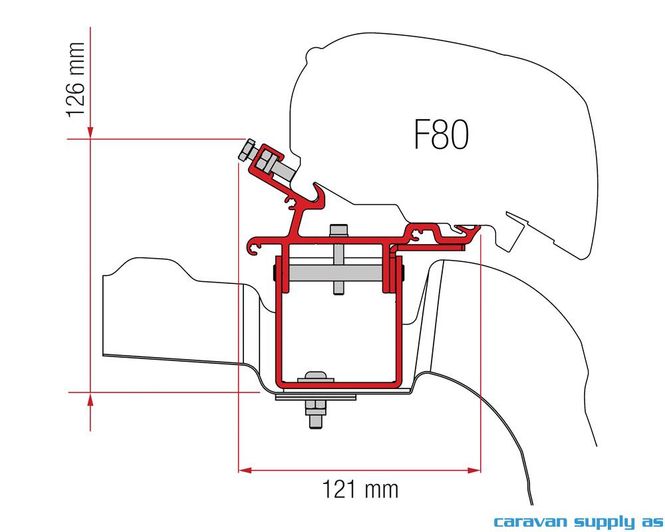 Hovedbilde Feste F65/F80 VW Crafter H3 > 2017 98655Z043